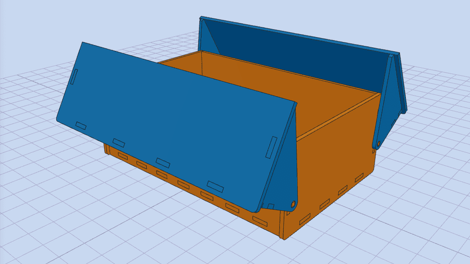 Flap Lid Box Designer Preview