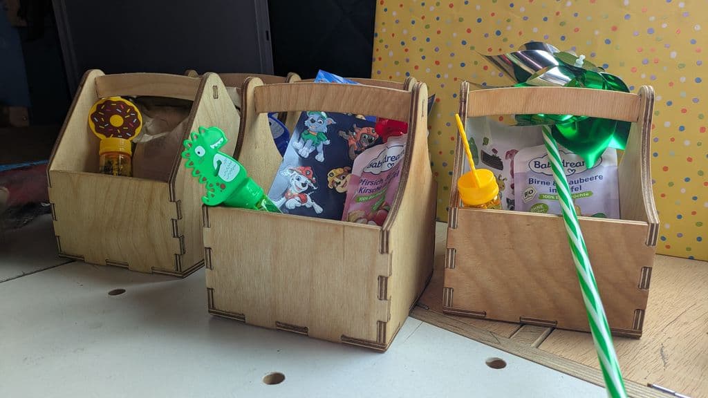 Easer Baskets filled