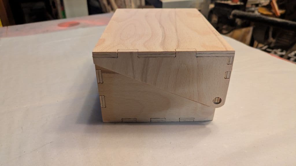 Flap Lid Box - side view