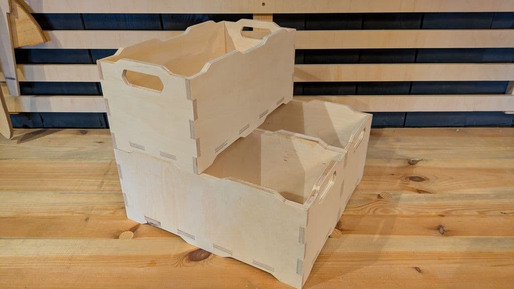 Nested Stackable Box CNC