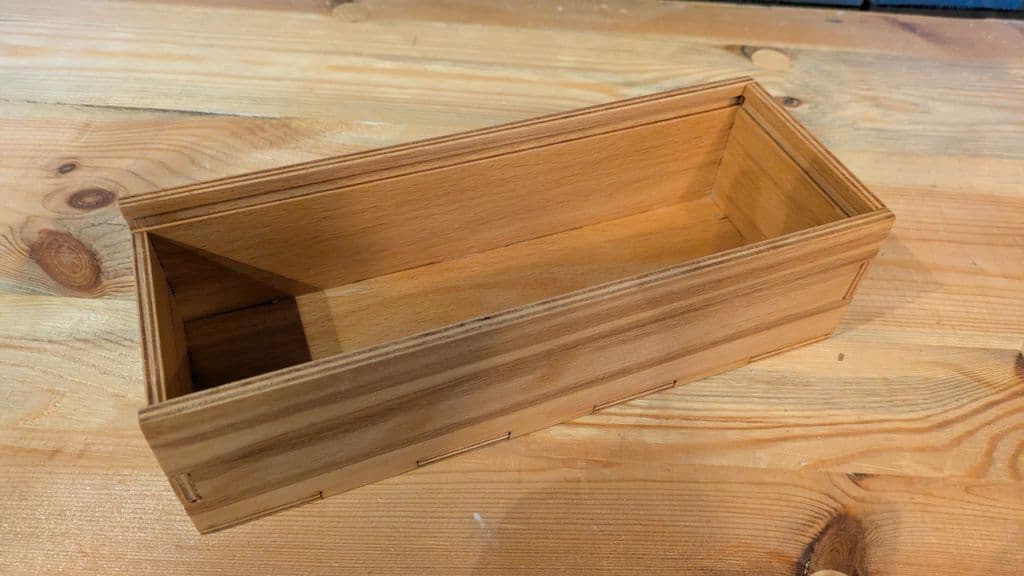 CNC made Box with Sliding Lid