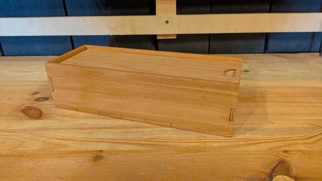 Box Joint sliding Lid Box