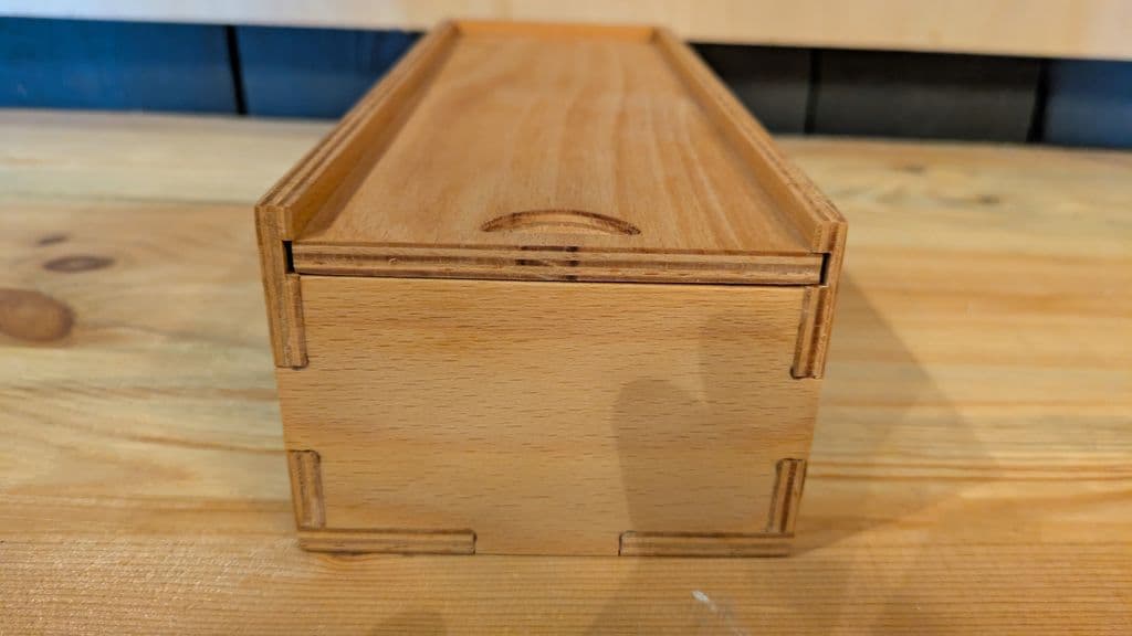 CNC Sliding Lid Box Design