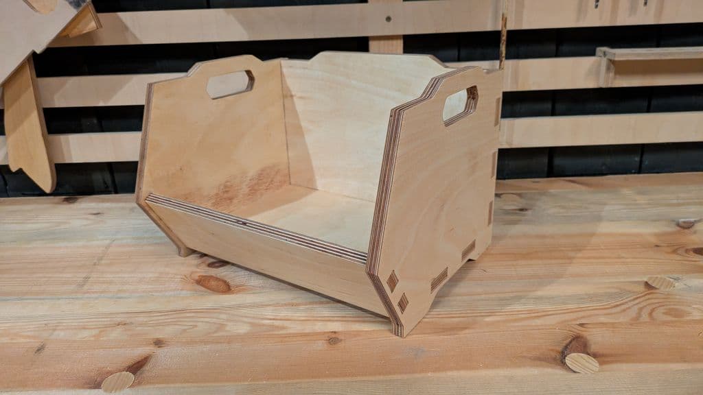 Stackable Organizer Box with box joints