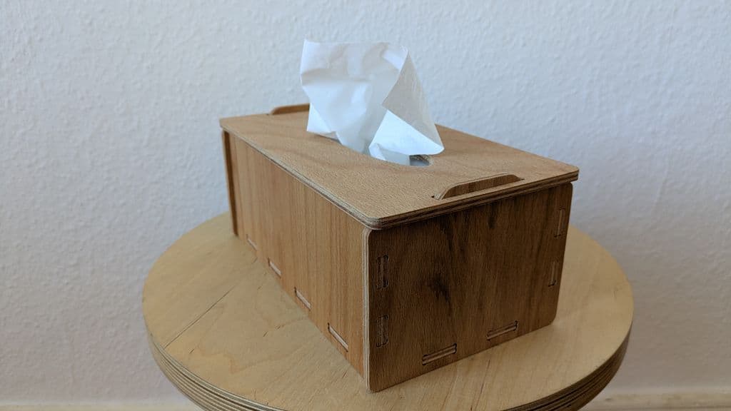 Tissue Box with Box Joints