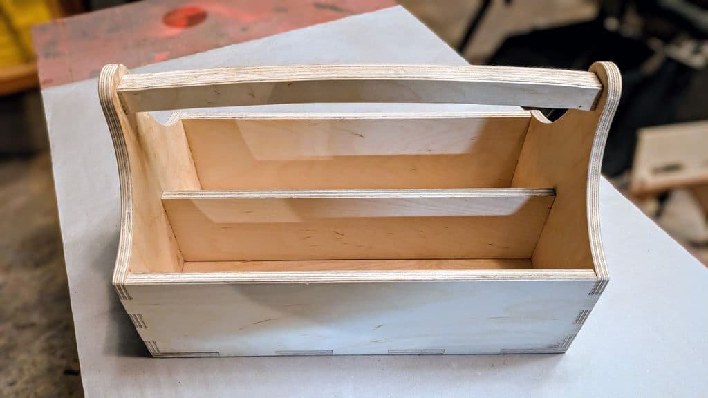 Wooden Toolbox made with CNC router