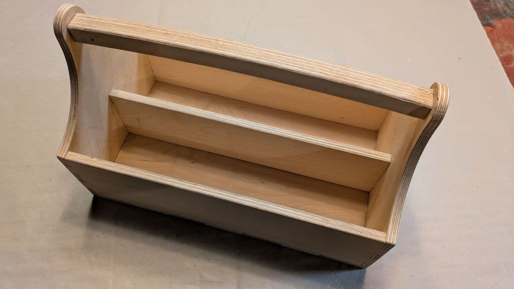 Wooden Toolbox made with CNC